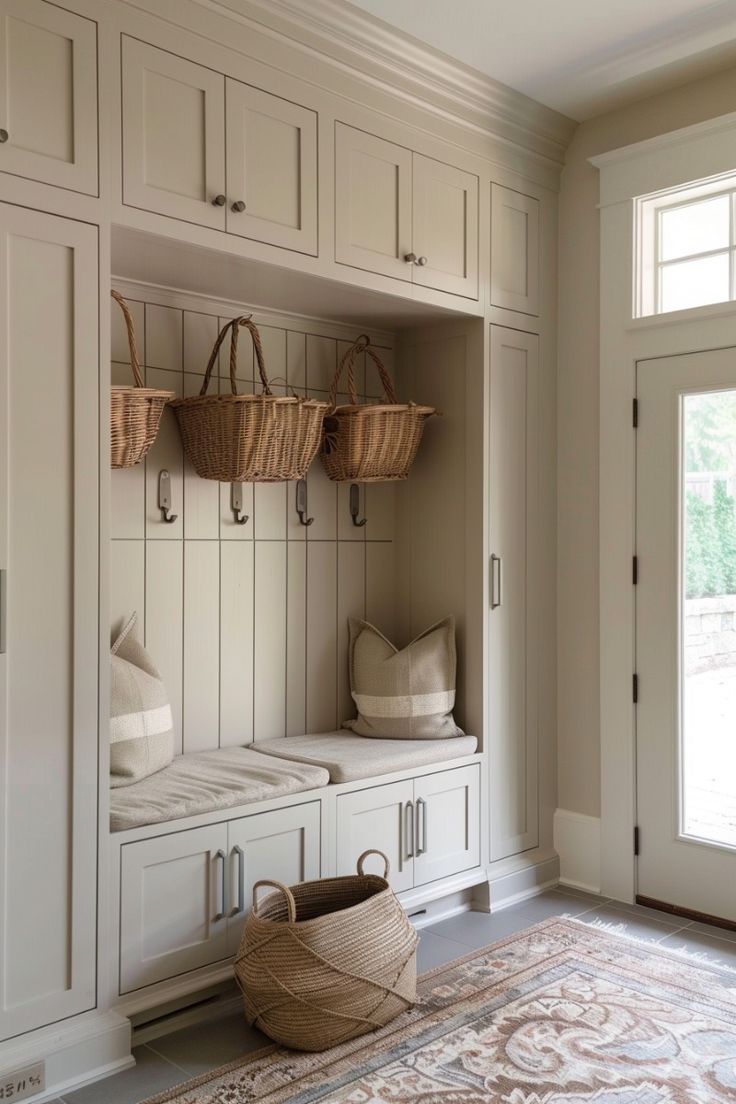 small mudroom design idea
