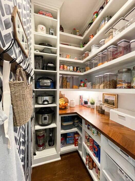 small walk in pantry