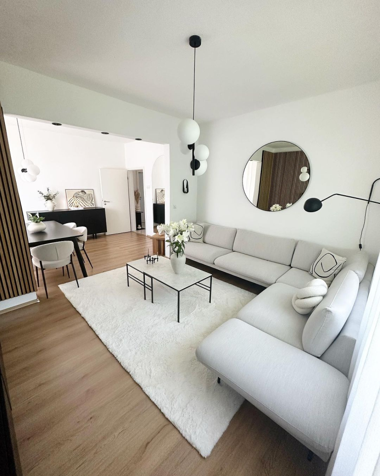 White Living Room Decor