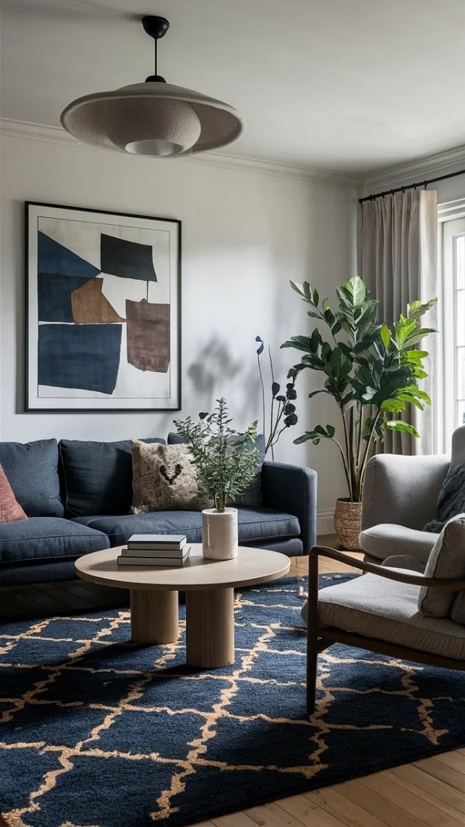 cozy modern apartment living room