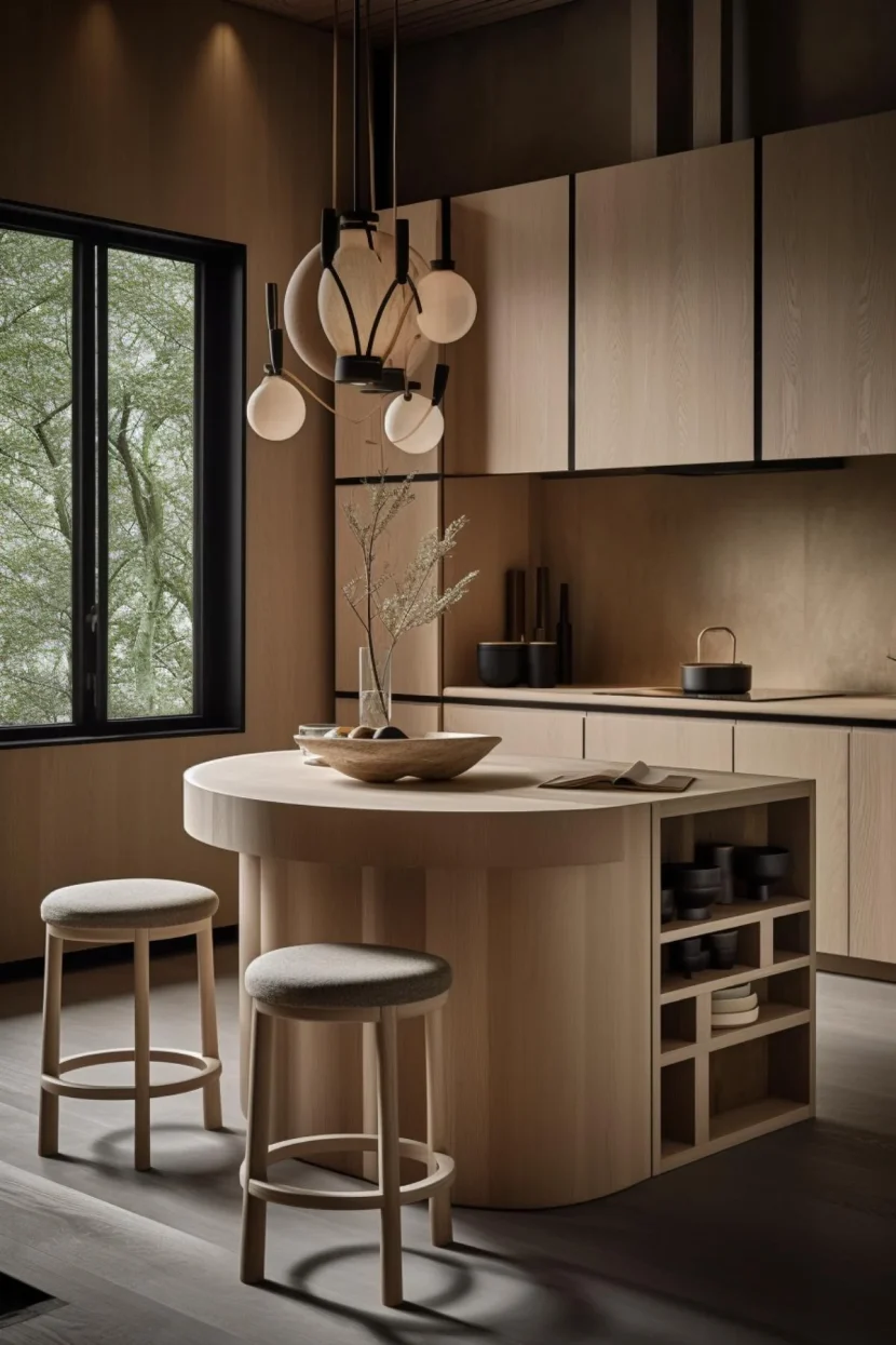 creative japandi kitchen