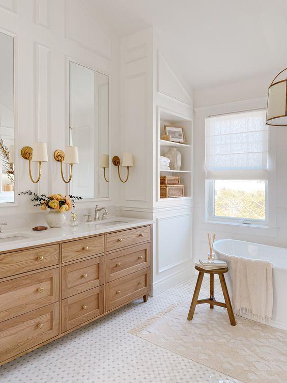 white guest bathroom ideas